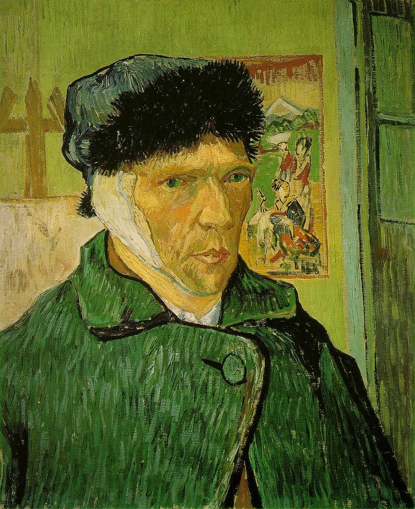 Vincent Van Gogh Autoportrait à L'oreille Bandée